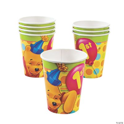Pooh’s 1st Birthday Cups