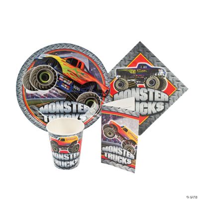 Monster Trucks Tableware And Invites