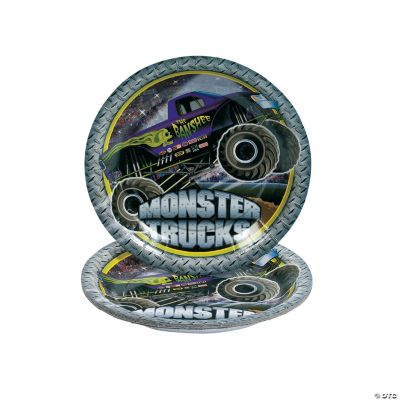 Monster Trucks Dessert Plates