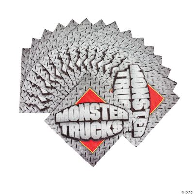 Monster Trucks Beverage Napkins
