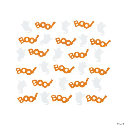 Ghost/Boo Halloween Confetti