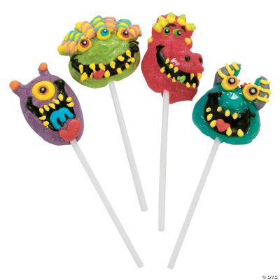 12 Frosted Monster Bash Suckers
