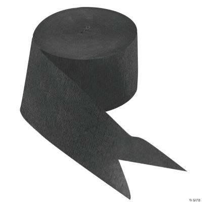 Black Paper Streamer