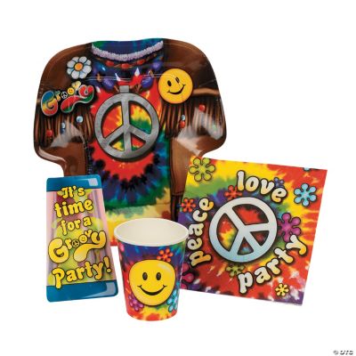 '60s Groovy Party Tableware Set