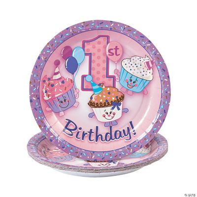 st-birthday-cupcake-dessert-plates
