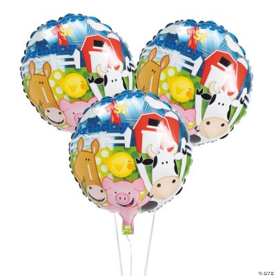 Farm 1st Birthday Balloons