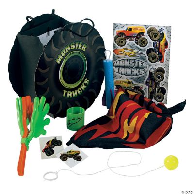 “Monster Trucks” Filled Treat Bag