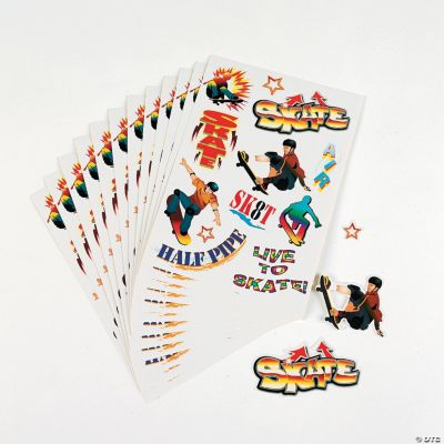 Skateboarding Sticker Sheets