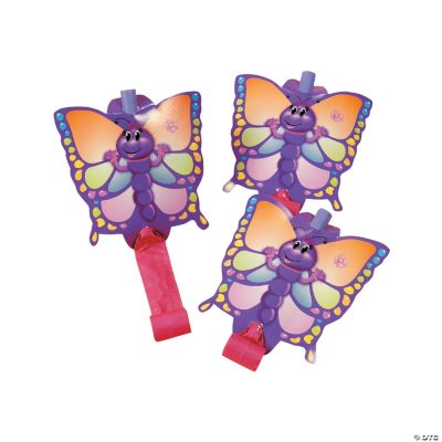 Butterfly 1st Birthday Blowouts