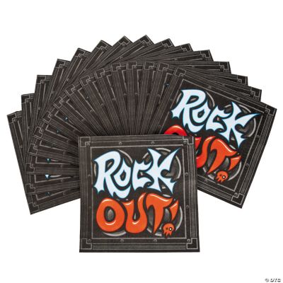 Rock Star Luncheon Napkins
