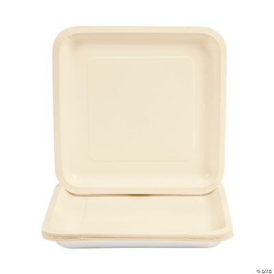Ivory Square Dessert Plates