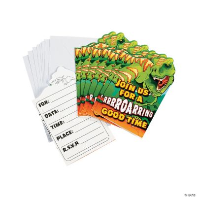 Dino-Mite Invitations