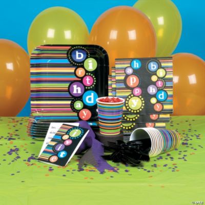 Birthday Pattern Party Supplies