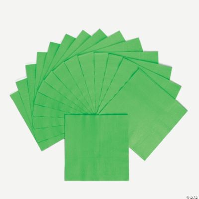 Neon Green Luncheon Napkins