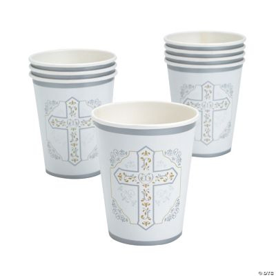 Religious Cross 9 oz. Cups