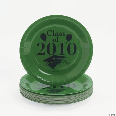 “Class Of 2010” Dessert Plates - Green