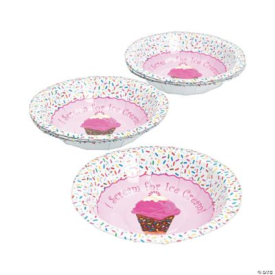 “I Scream For Ice Cream” Dessert Bowls