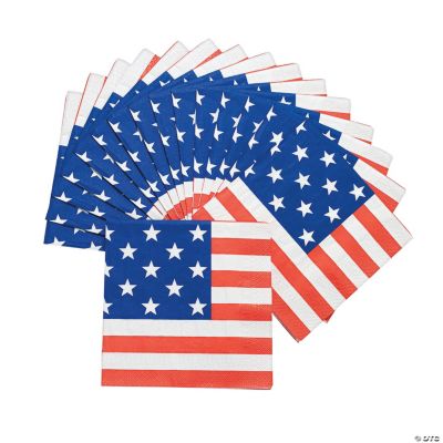 Patriotic Flag Luncheon Napkins