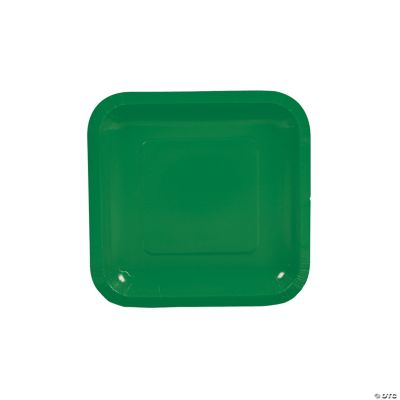 Green Square Dessert Plates