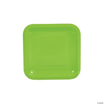 Lime Square Dessert Plates