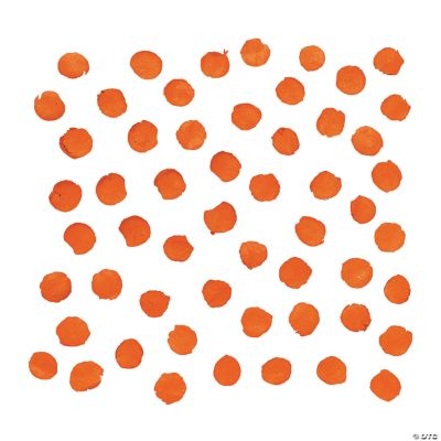 Orange Paper Confetti