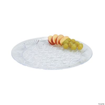 Diamond Cut Round Tray