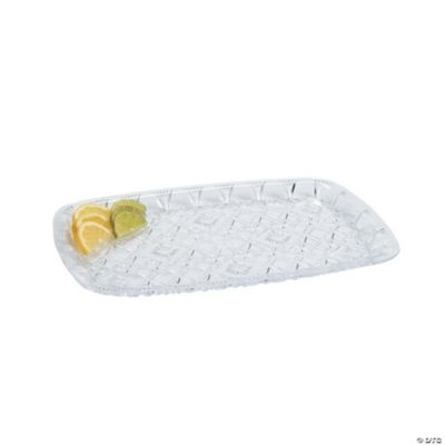 Diamond Cut Rectangular Tray - 10