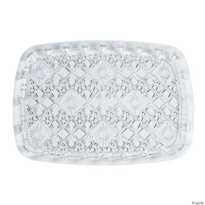 Diamond Cut Rectangular Tray