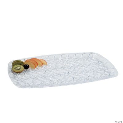 Diamond Cut Rectangular Tray - 12