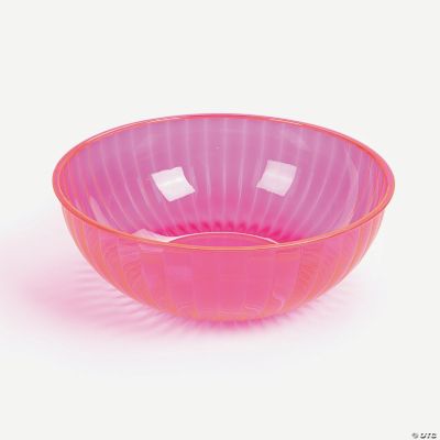 Colorful Neon Serving Bowl - Pink