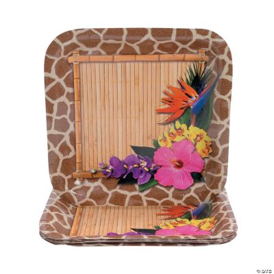 Paradise Safari Square Plates