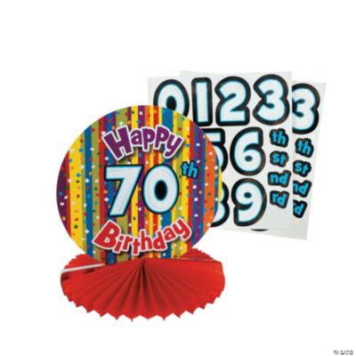 Milestone Birthday Centerpiece