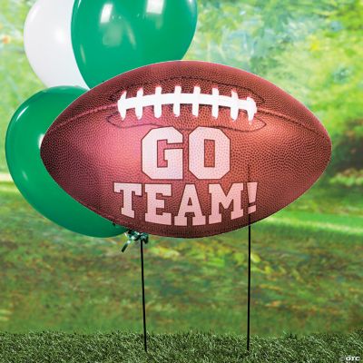 “Go Team!” Football Yard Sign Oriental Trading Discontinued