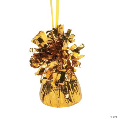 Gold Foil Metallic Balloon Weights