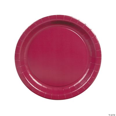 Burgundy Dinner Plates