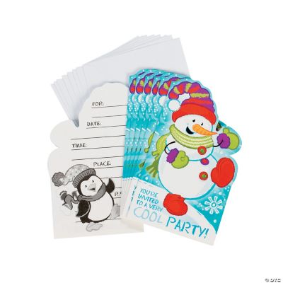 Snowman Invitations