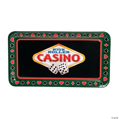6 Pc. “Casino” Disposable Tray Set
