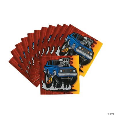 16 Race Car Luncheon Napkins