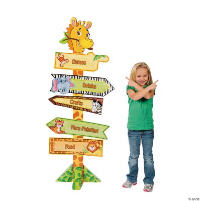 Zoo Animal Directional Sign