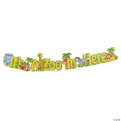 “It's A Zoo In Here” Jointed Banner