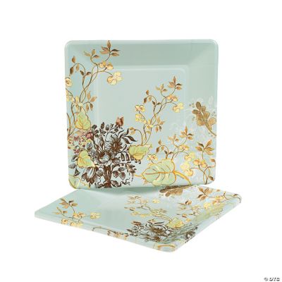 Meadow Sweet Square Banquet Plates