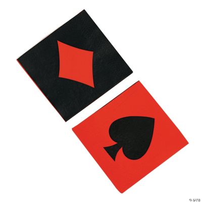 16 Casino Luncheon Napkins