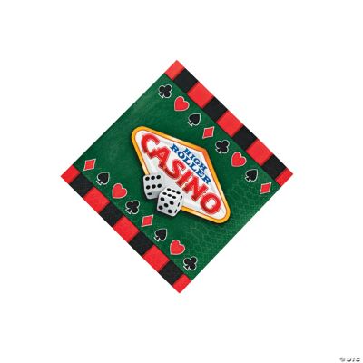 16 “Casino” Beverage Napkins