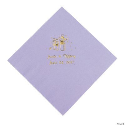 Champagne Luncheon Napkins - Lilac