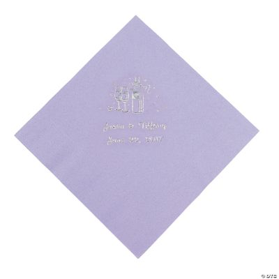 Champagne Luncheon Napkins - Lilac