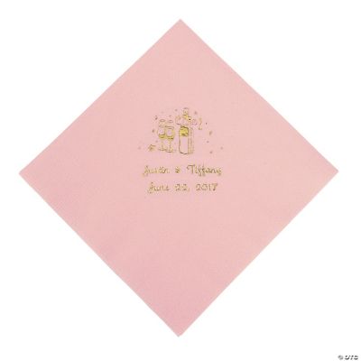Champagne Luncheon Napkins - Pink