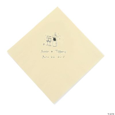 Champagne Luncheon Napkins - Ivory