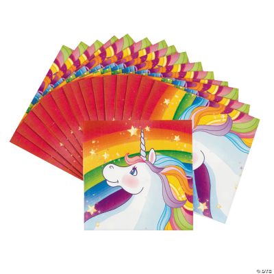 Unicorn Beverage Napkins