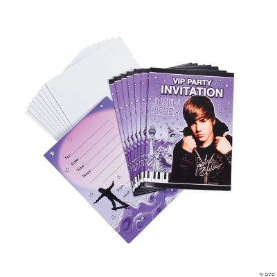 “Justin Bieber” Invitations