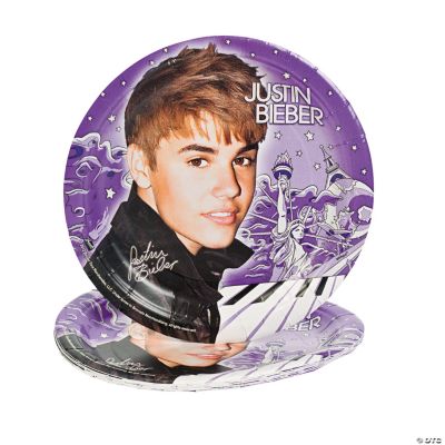 “Justin Bieber” Dessert Plates